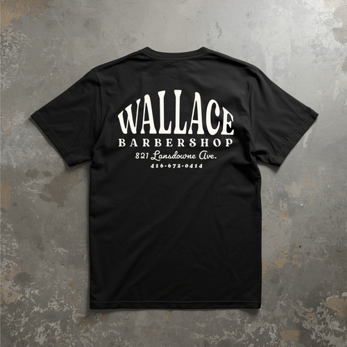 Barbershop Tee —Barber Black & Wallace White