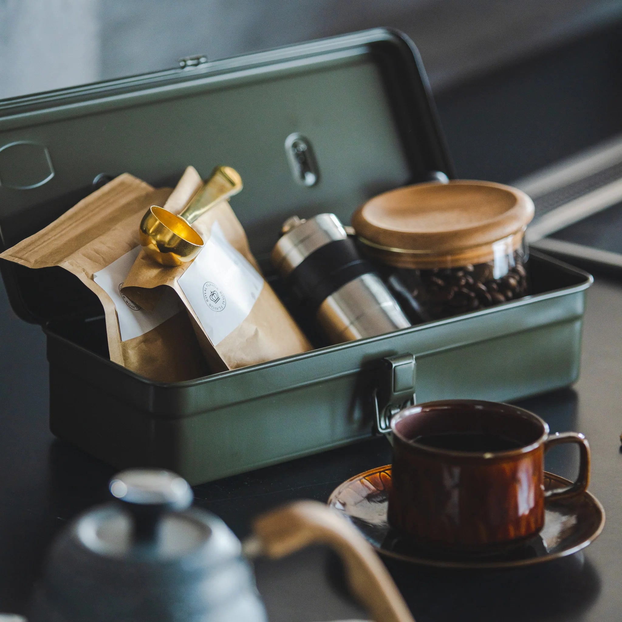 Trunk Shape Toolbox T-320 —Moss Green