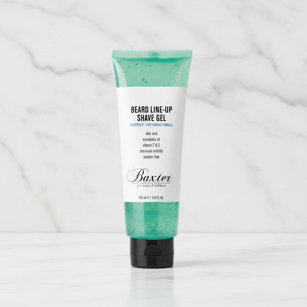 Baxter Beard Line-Up Shave Gel — Marble Background