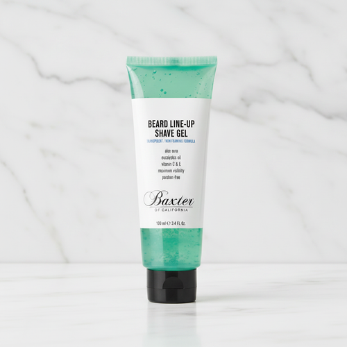 Baxter Beard Line-Up Shave Gel — Marble Background