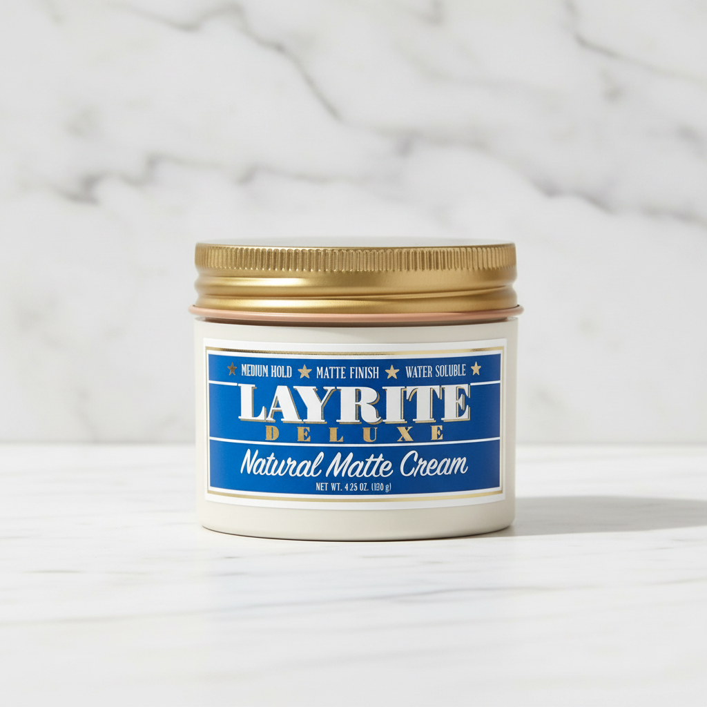 Layrite Natural Matte Cream — 120g Front Marble