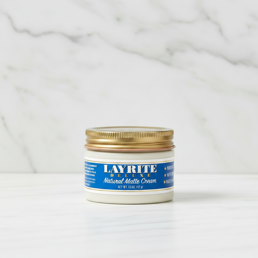 Layrite Natural Matte Cream — 42g Front Marble