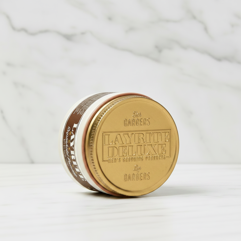 Layrite Superhold Pomade — 3Q Marble Background
