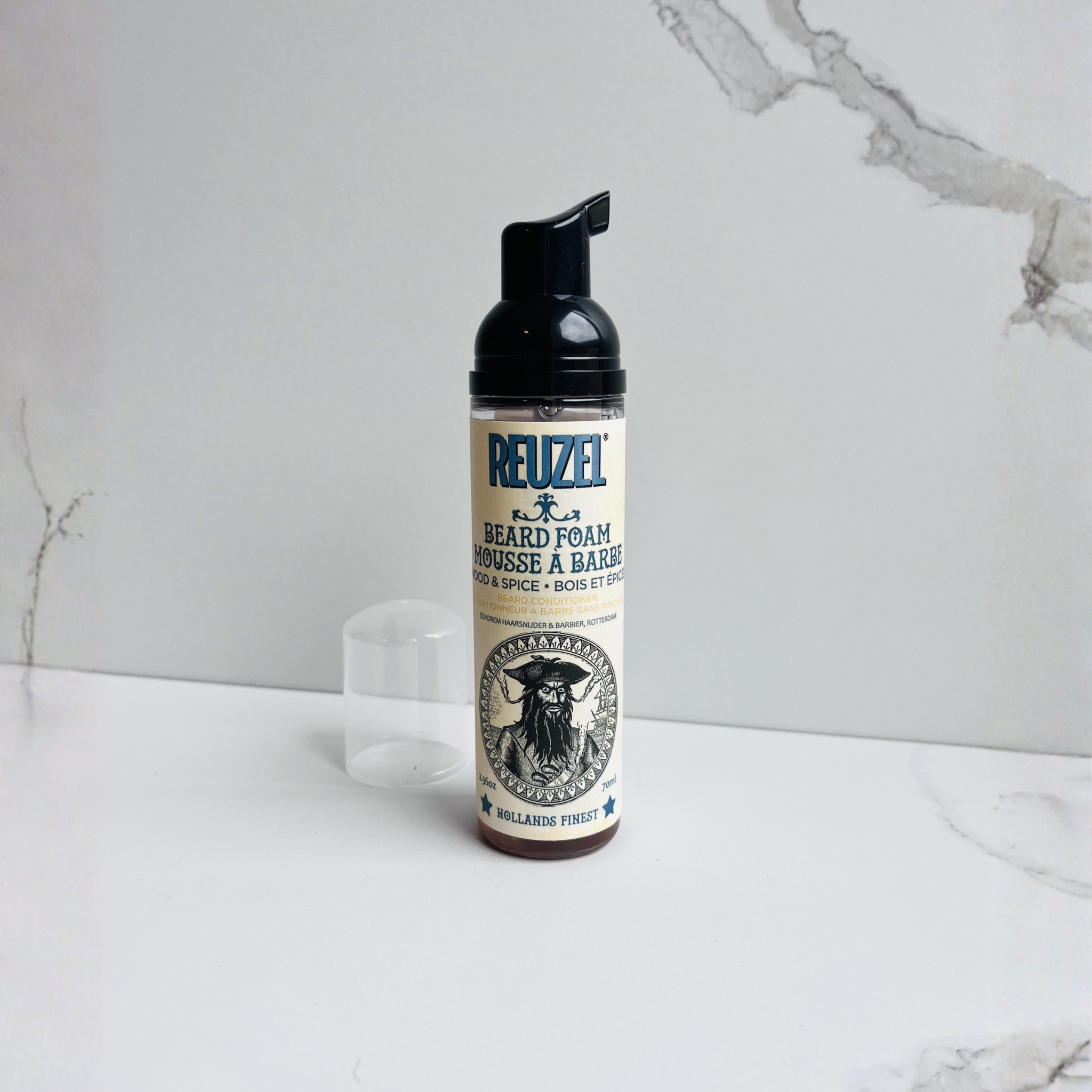 Leave-in Beard Conditioner Foam —Wood & Spice